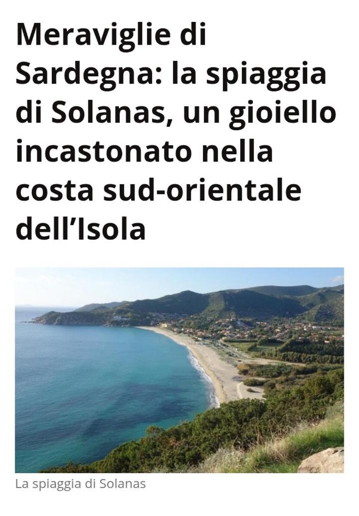 Vacanze A Solanas Con Clima Cup1863 Exteriör bild
